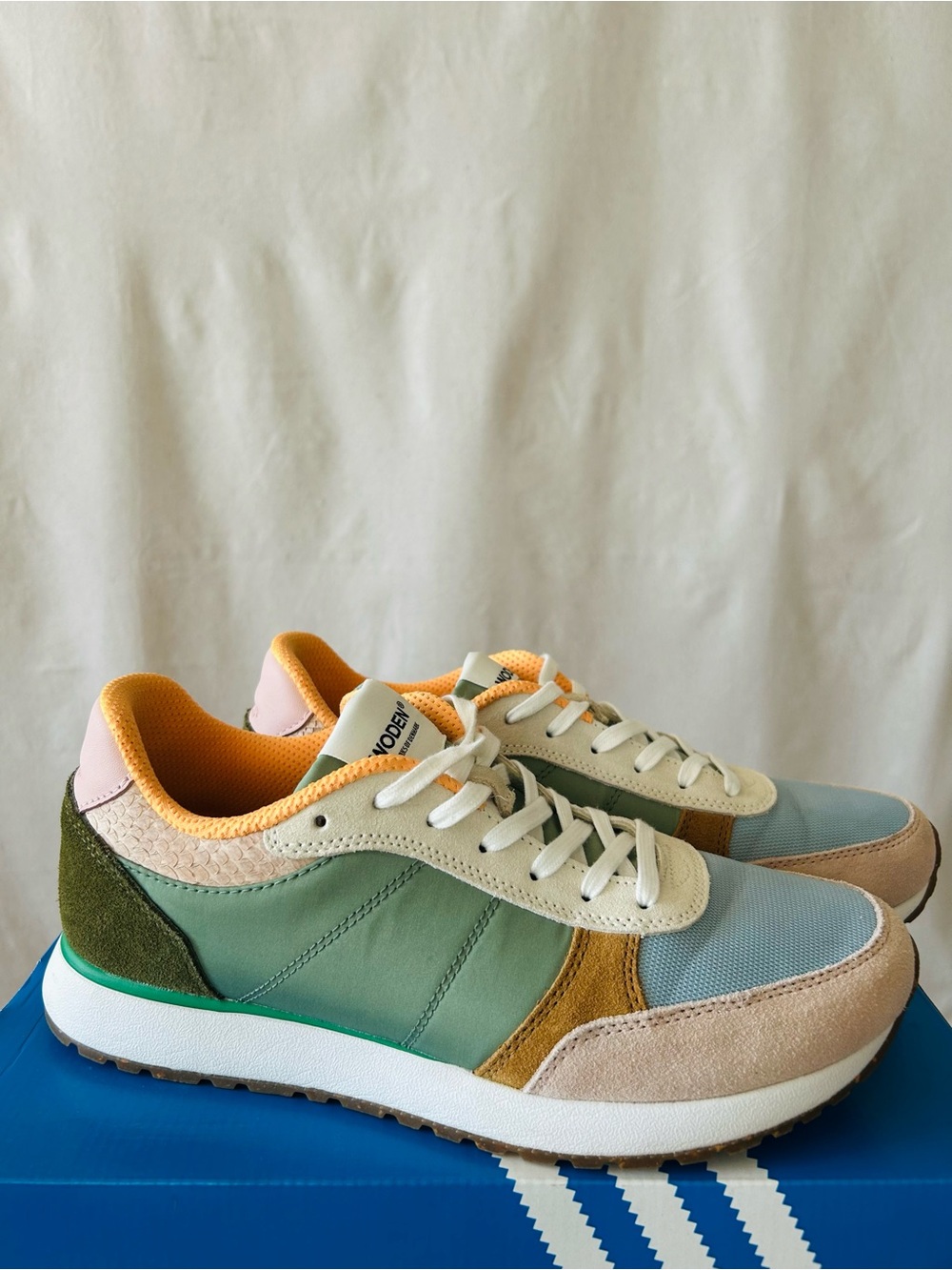 Woden pastel tone sneakers size 9